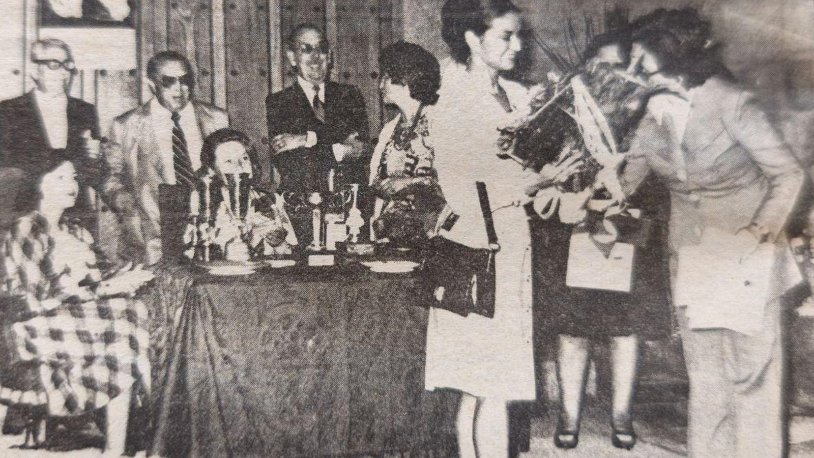 Momento de la entrega de premios.
