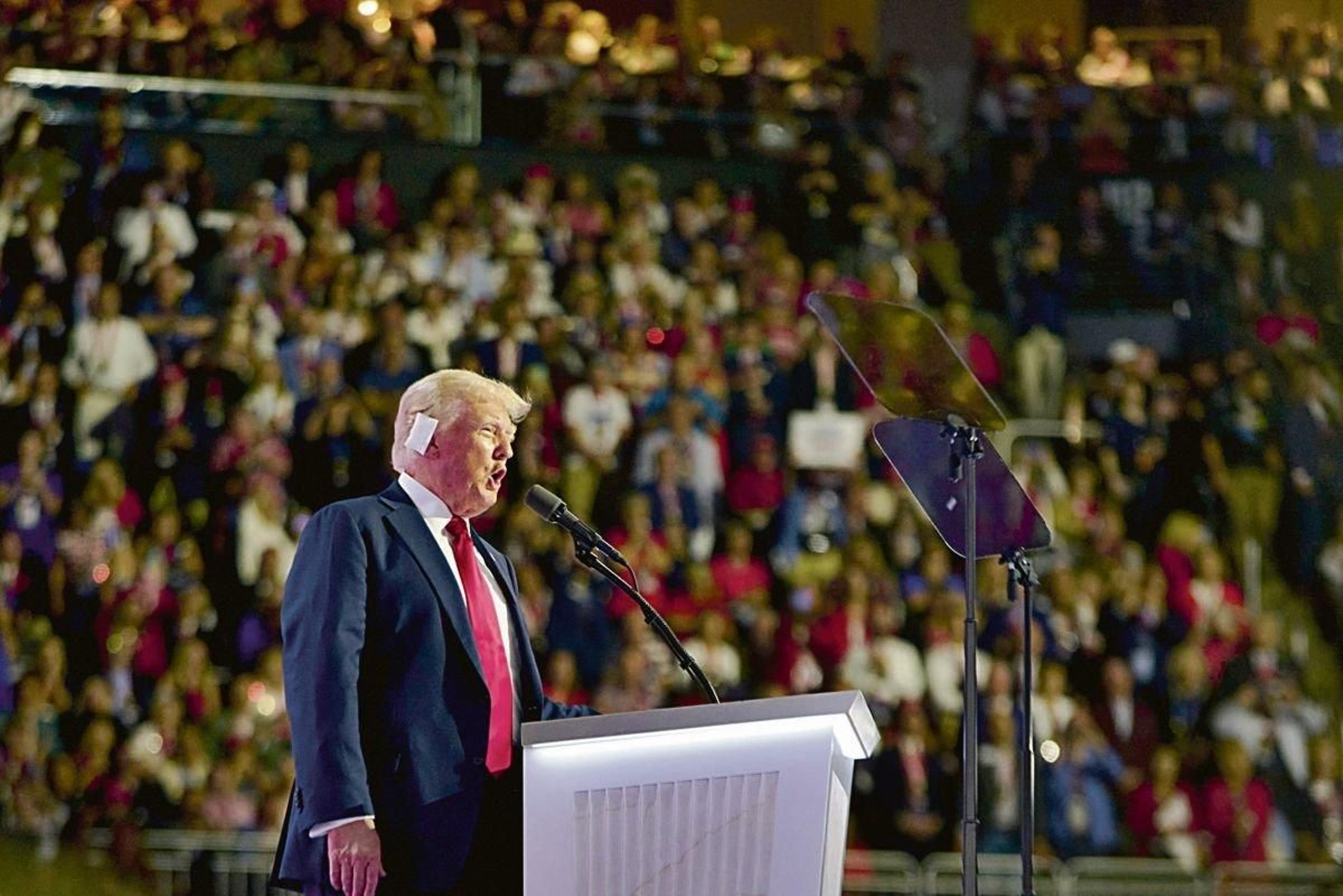 El candidato a la presidencia de los Estados Unidos, Donald Trump.