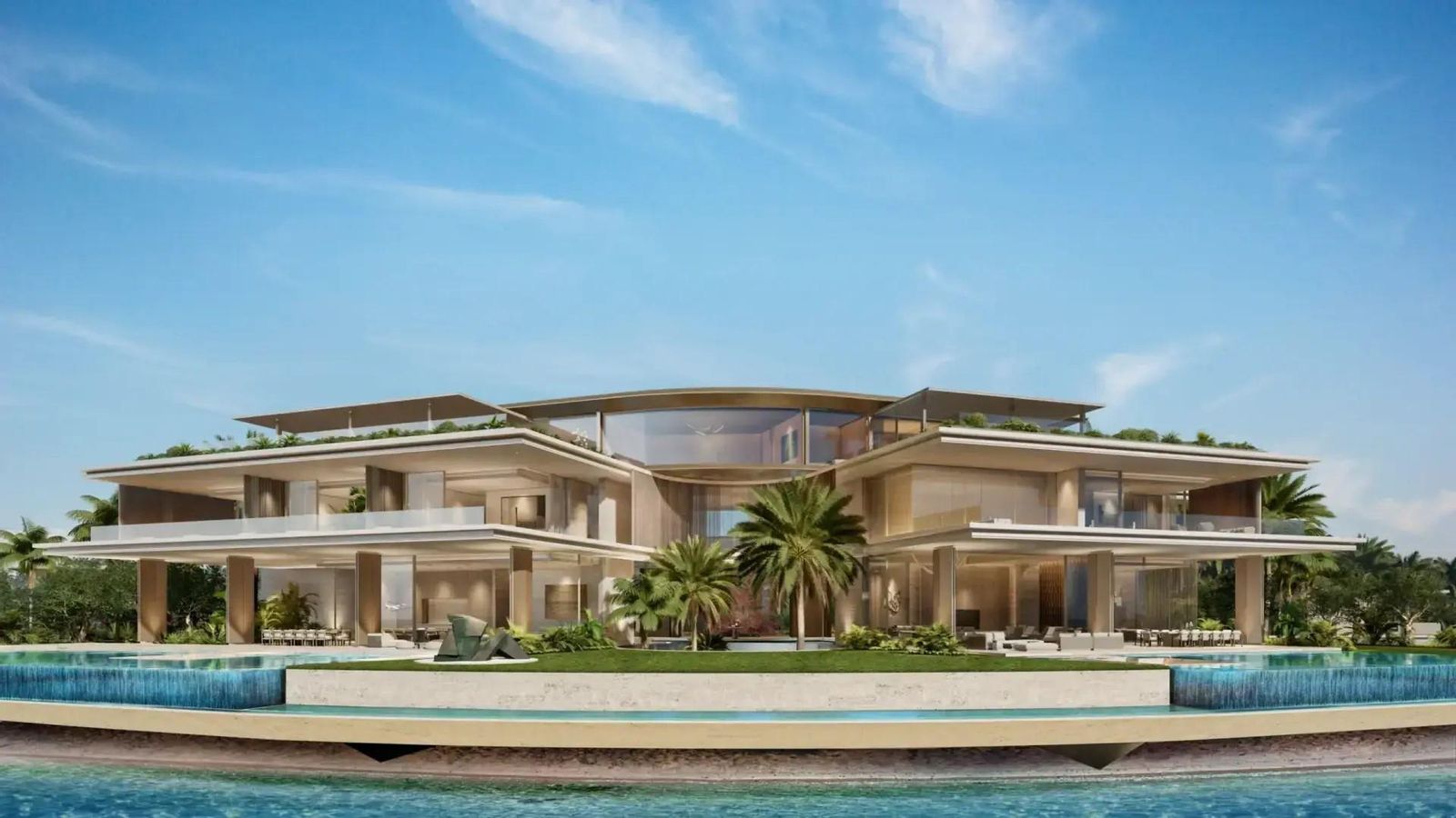 Una de las nuevas mansiones de Abu Dhabi