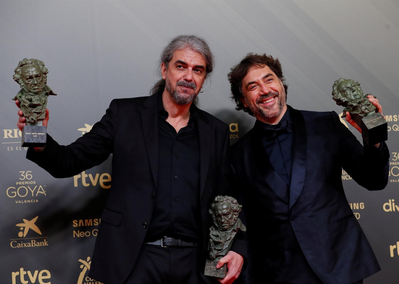Las imágenes de los premiados en la gala de los Goya