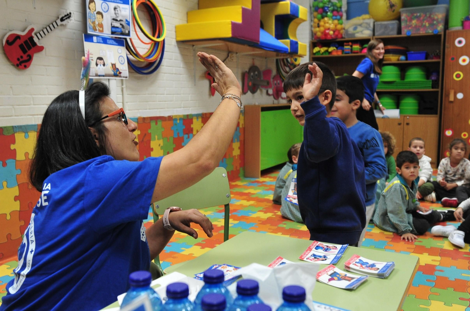Campaña de vacunación infantil en el Carlos Casares de Xinzo