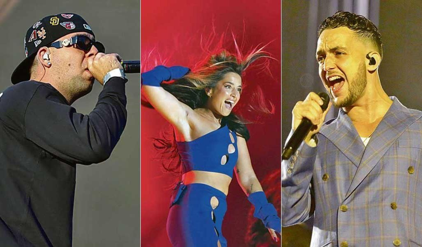 Algunos de los conciertos que generaron más expectación este verano fueron los de Lola Índigo en el auditorio de Castrelos y Quevedo (izq.) y C.Tangana (dcha.) en el Muelle de Trasatlánticos.