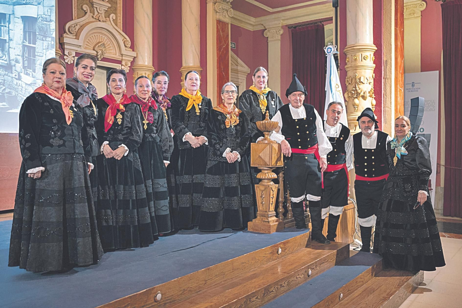 Imagen de archivo de Coral de Ruada en una visita al IES Otero Pedrayo