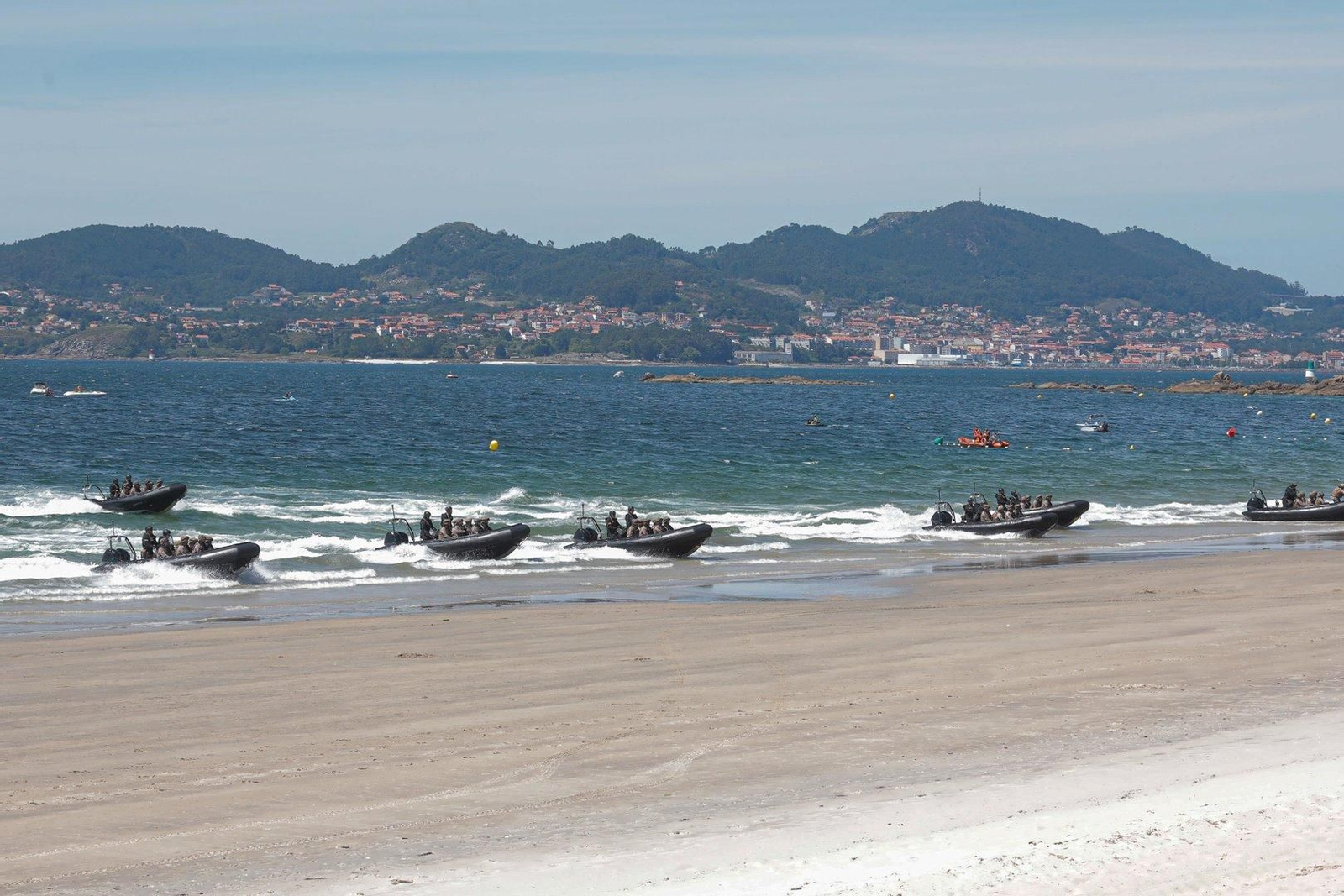 Exhibición flota Dédalo 24 en Samil.