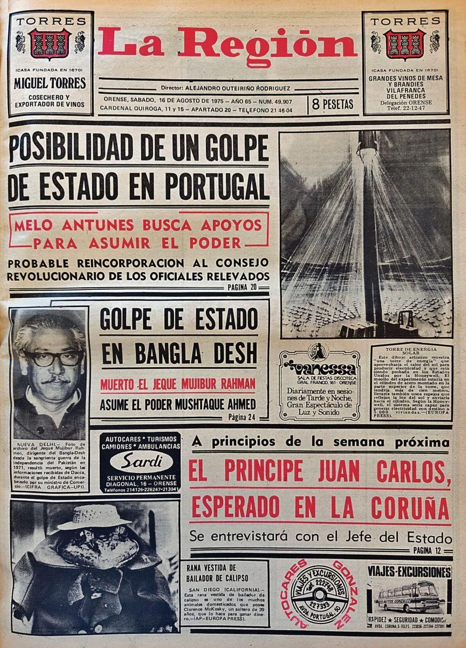 La Primera 16 de agosto 1975