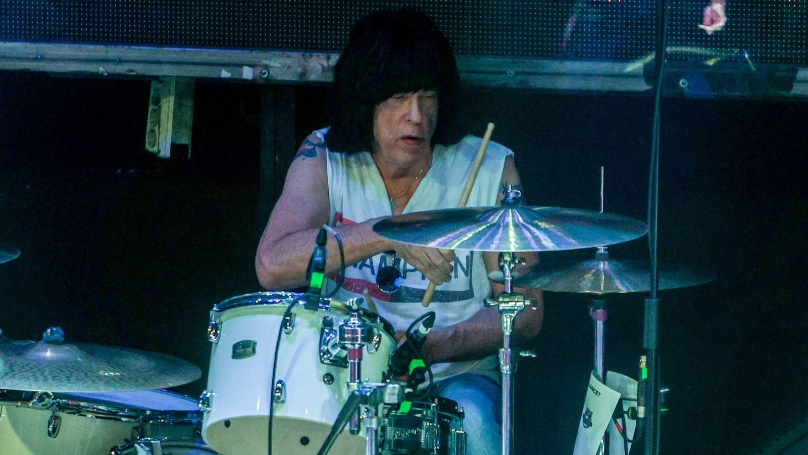 Marky Ramone en un concierto en Madrid.