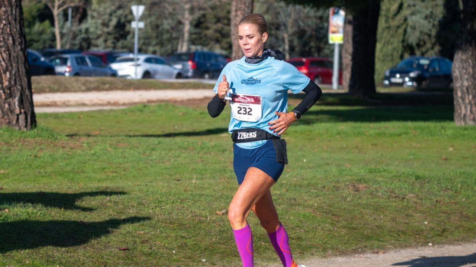 Amelia Bono, en la San Silvestre.