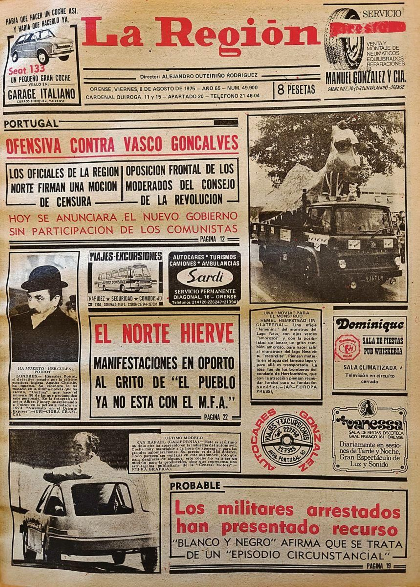 Primera 1975 8 de agosto