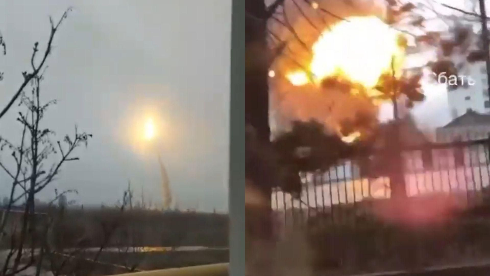 Misiles sobre suelo ucraniano.