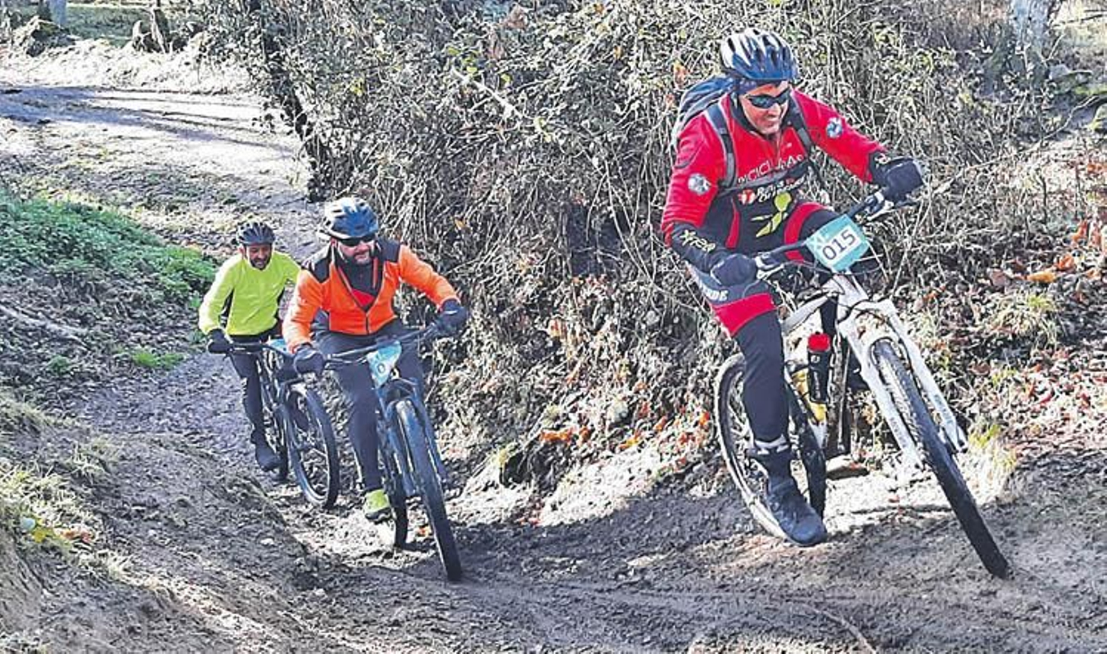 Los parajes por donde transcurrió la undécima “Ruta do Cocido” destacaron por su vistosidad.
