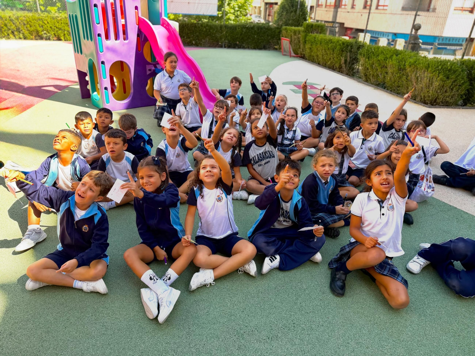 Actividad histórica en el colegio Santo Ángel