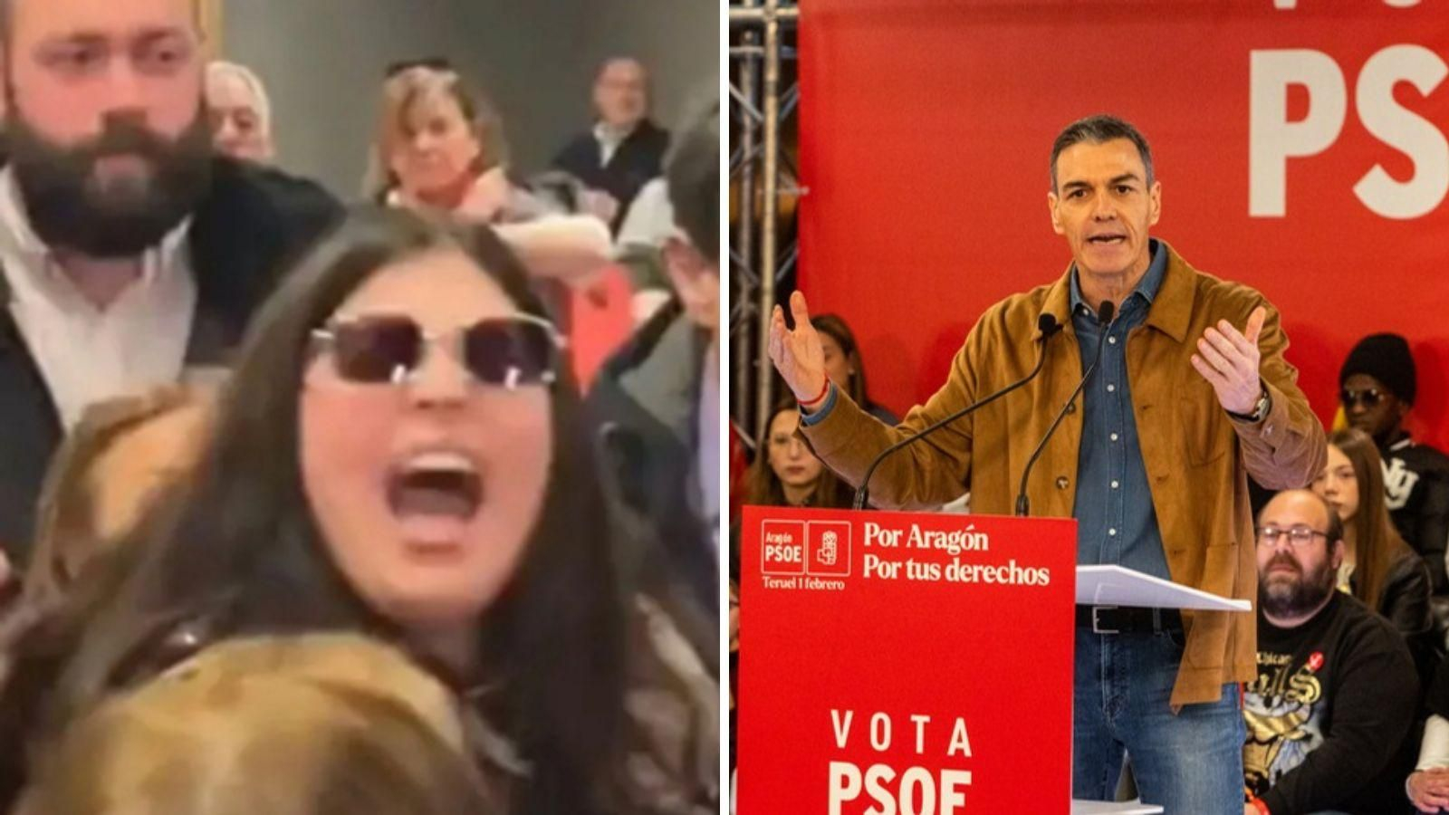 Belén Navarro, en el acto del PSOE en Teruel