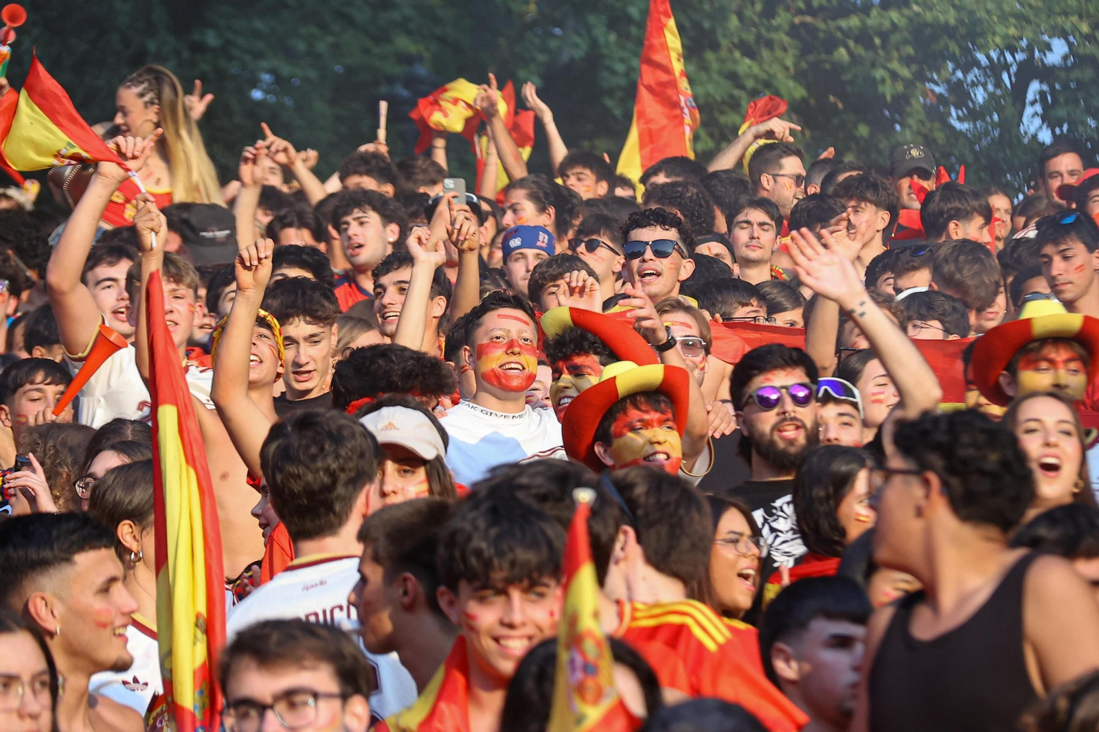 Galería | Vigo celebra la victoria de España en el Mundial 2026