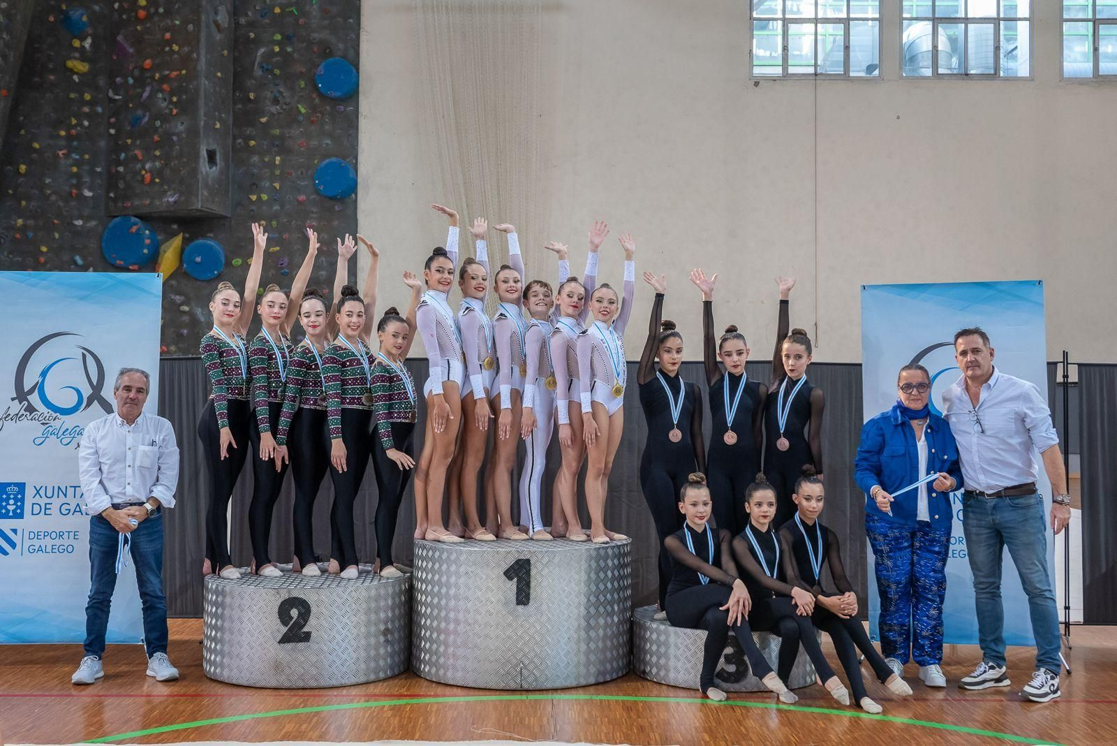 Las artistas del tapiz volvieron a brillar en el Campeonato Base de Gimnasia