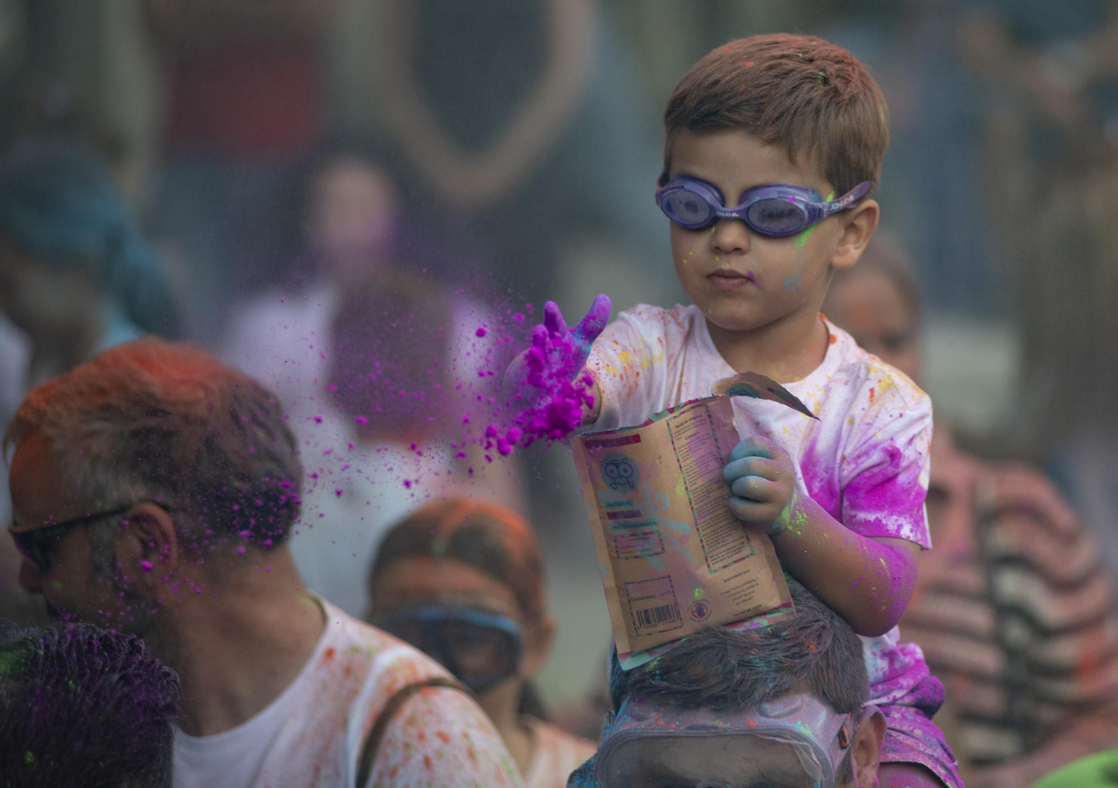 Galería | La fiesta de colores en Xinzo en imágenes