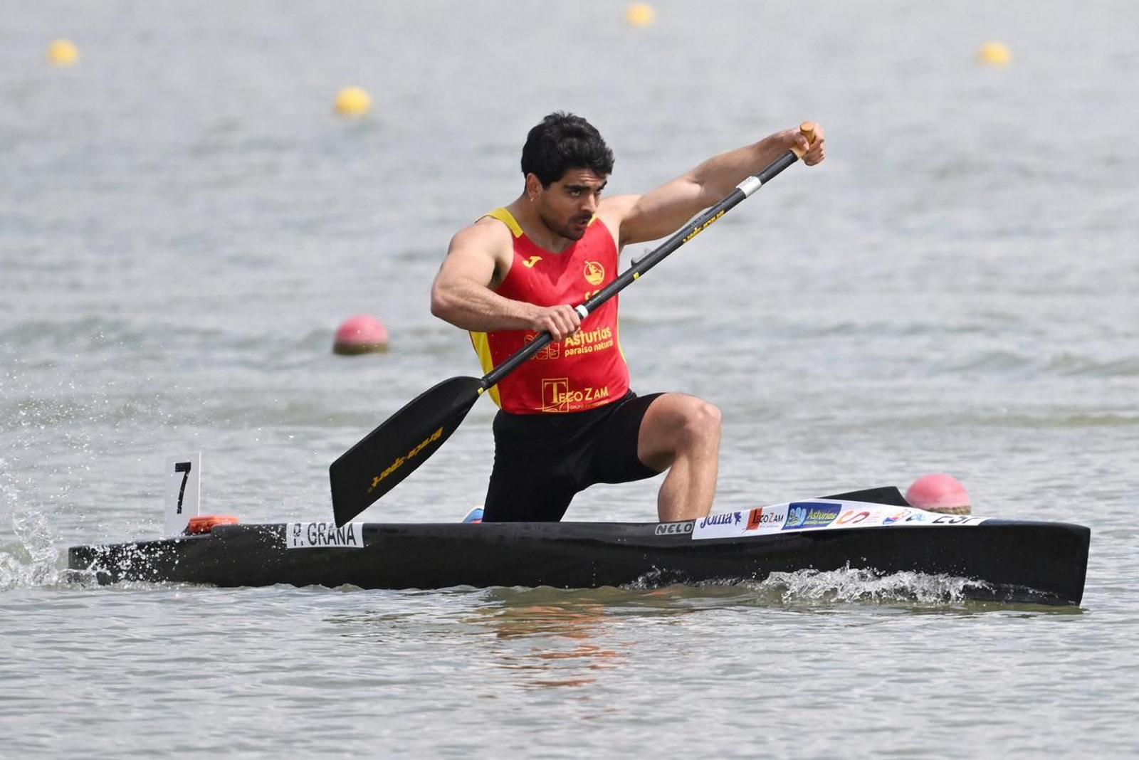 El cangués Pablo Graña se colgó la medalla de bronce en C1 200.