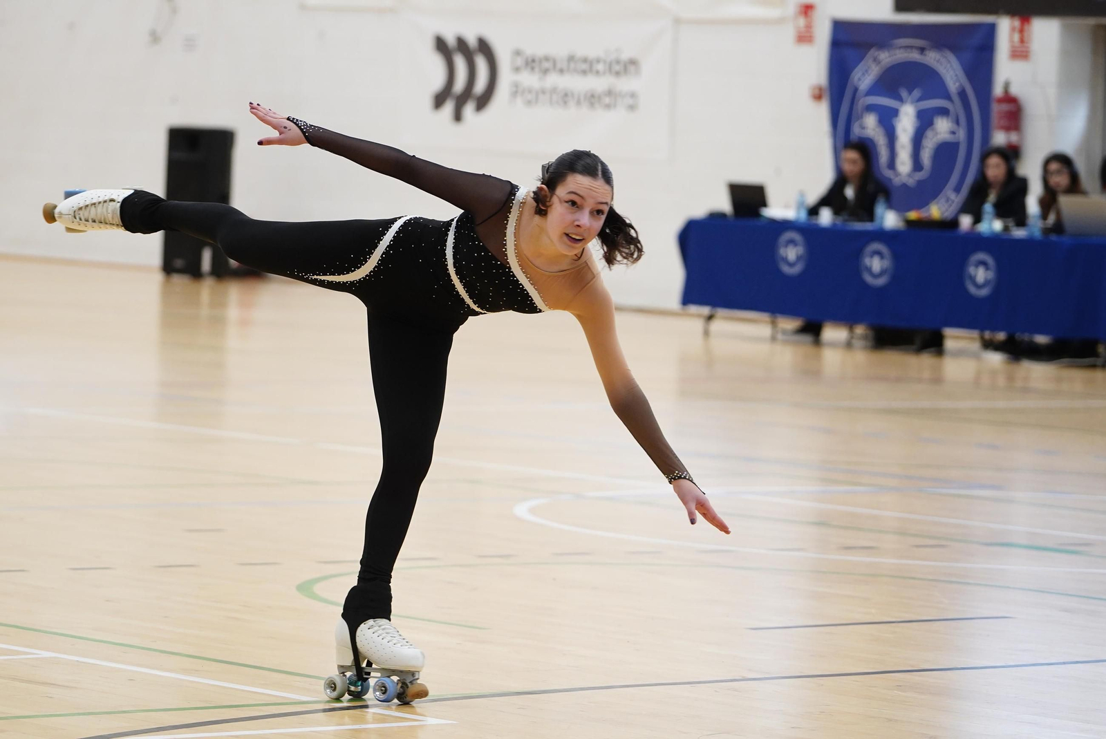 Galería | El patinaje gallego se exhibe en Redondela