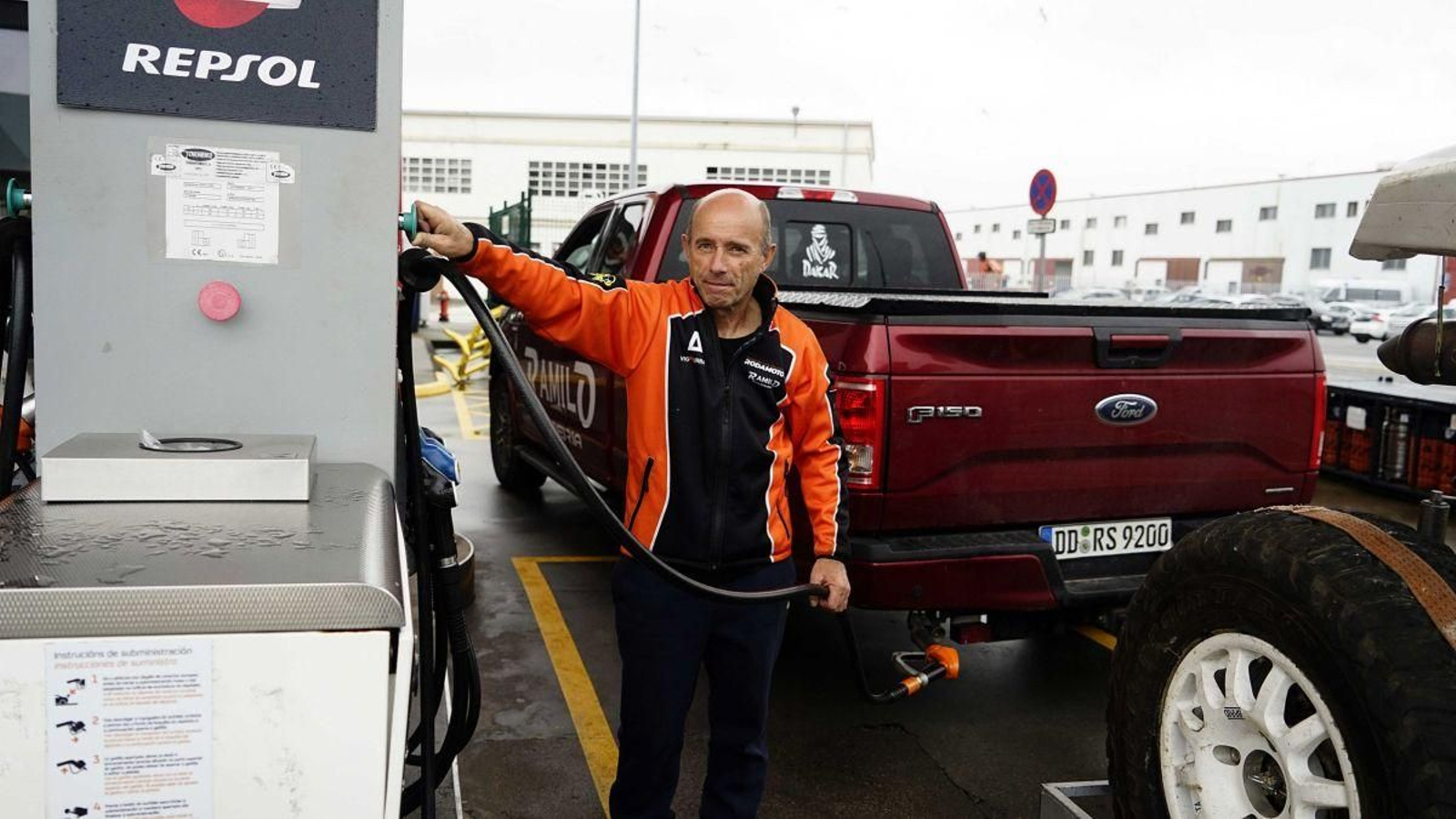 Un surtidor de combustible en Vigo.