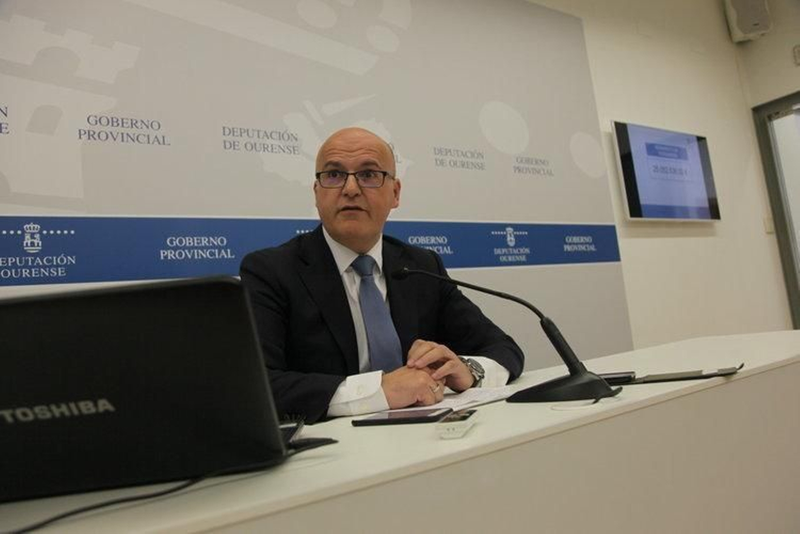 Manuel Baltar se mostró ayer plenamente satisfecho del acuerdo alcanzado con La Región. (JOSÉ PAZ)