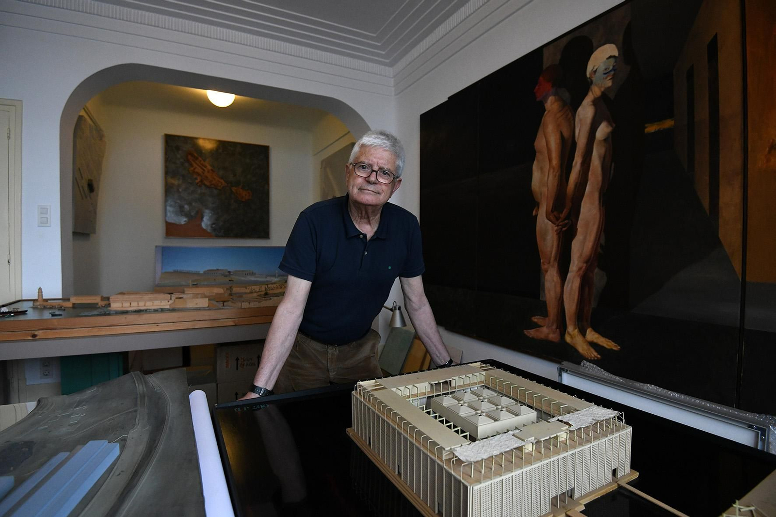 El arquitecto César Portela, Medalla de Oro de Arquitectura.