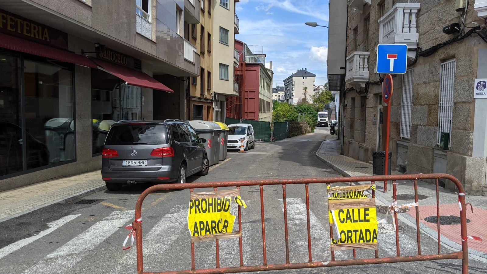 Alrededores del Colegio Cardenal Cisneros, Ourense