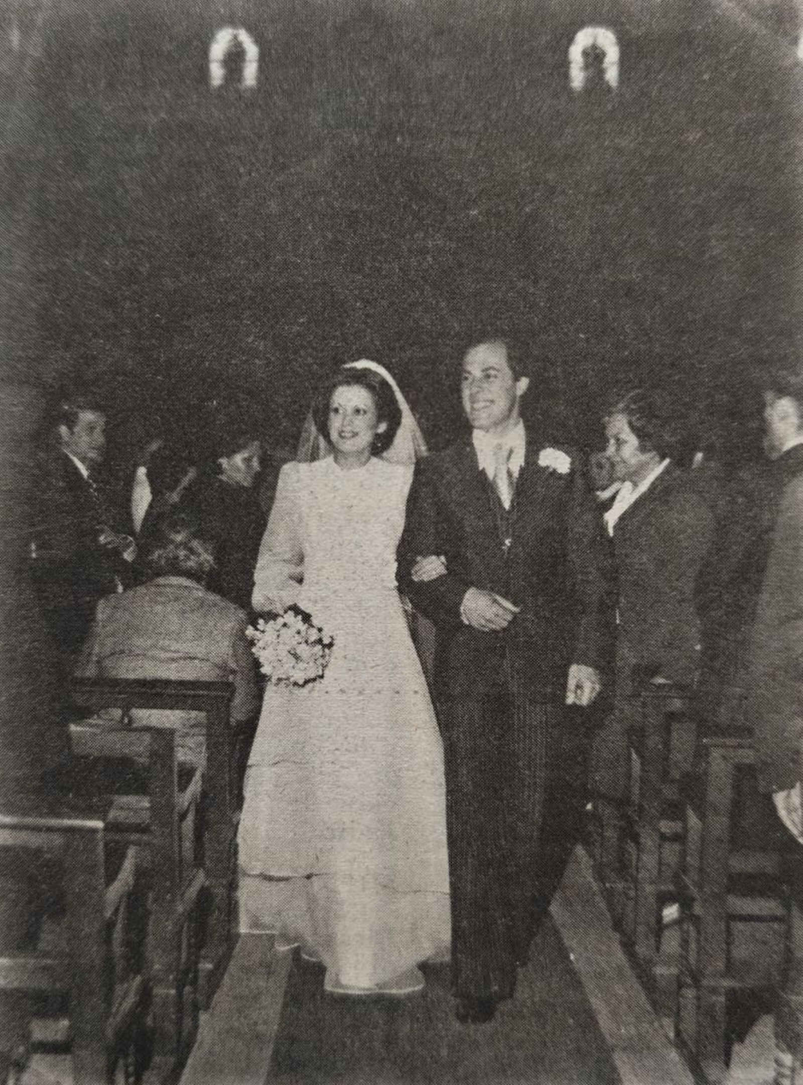 María Cristina Nóvoa González y Enrique Fernández Freire.