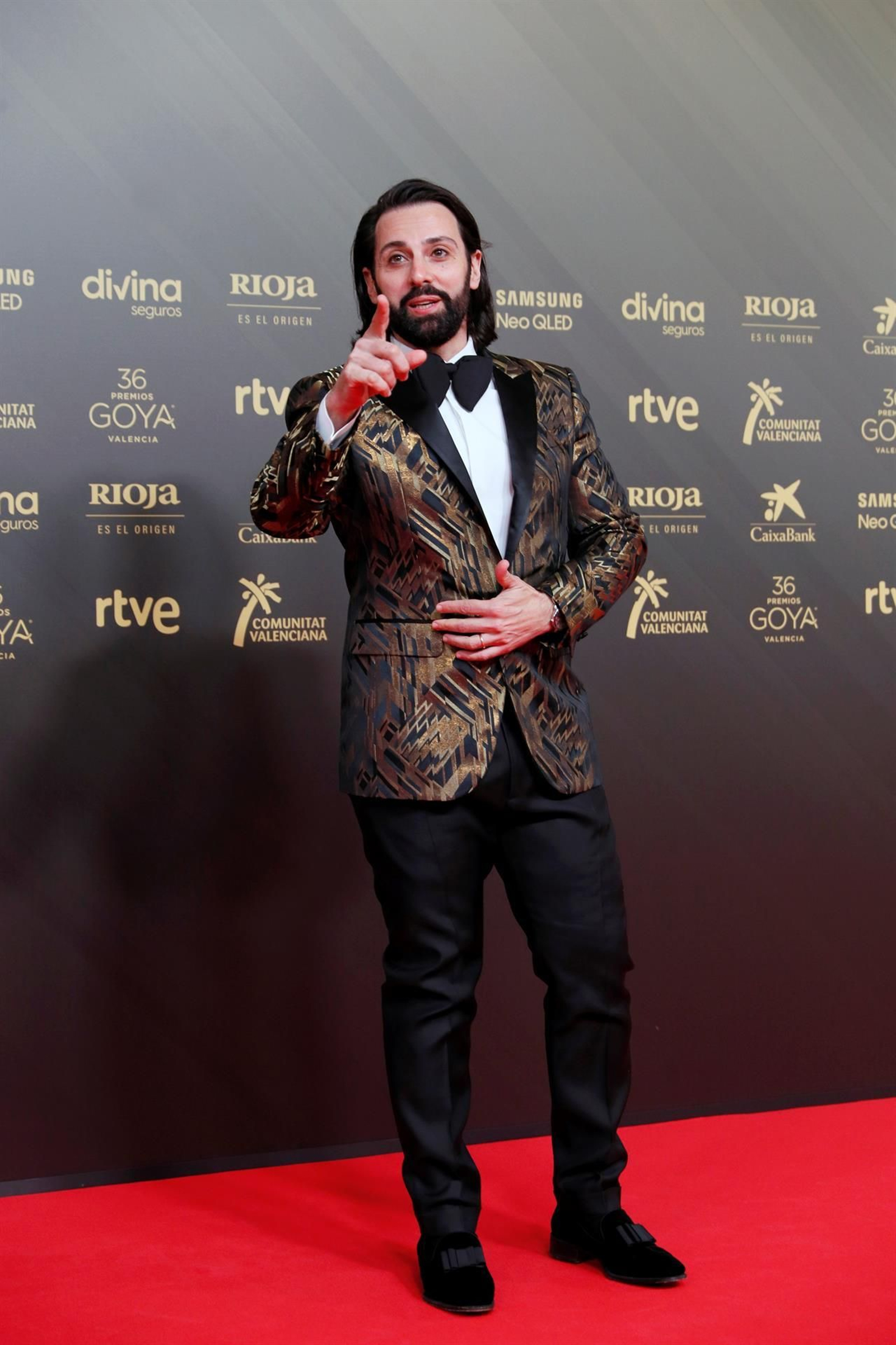 La alfombra roja de la 36ª edición de los Premios Goya. // EFE