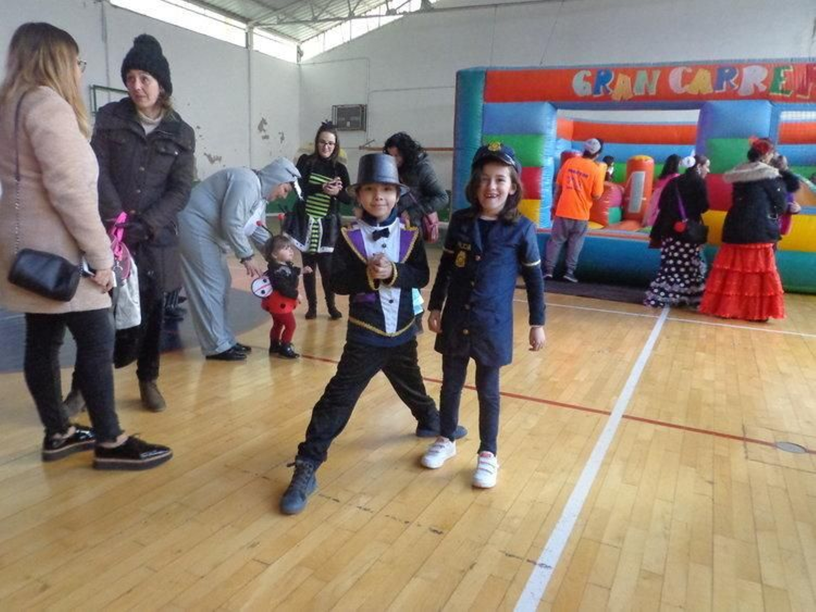 En un descanso del vuelo, un poco de magia.