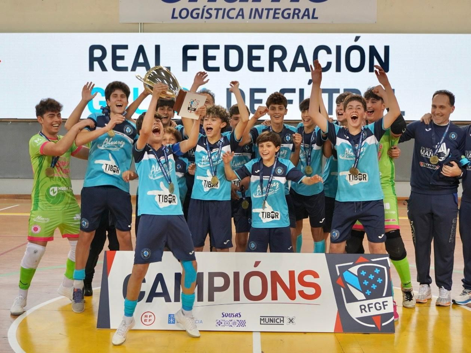 Galería | La cantera del fútbol sala gallego disfruta de sus finales en Ourense