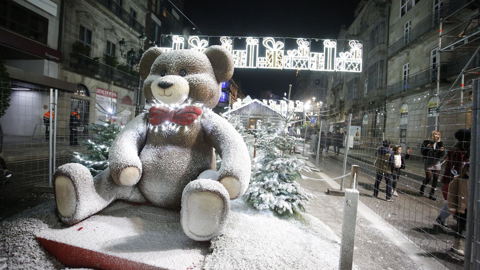 Encendido de las luces de Navidad de Vigo.