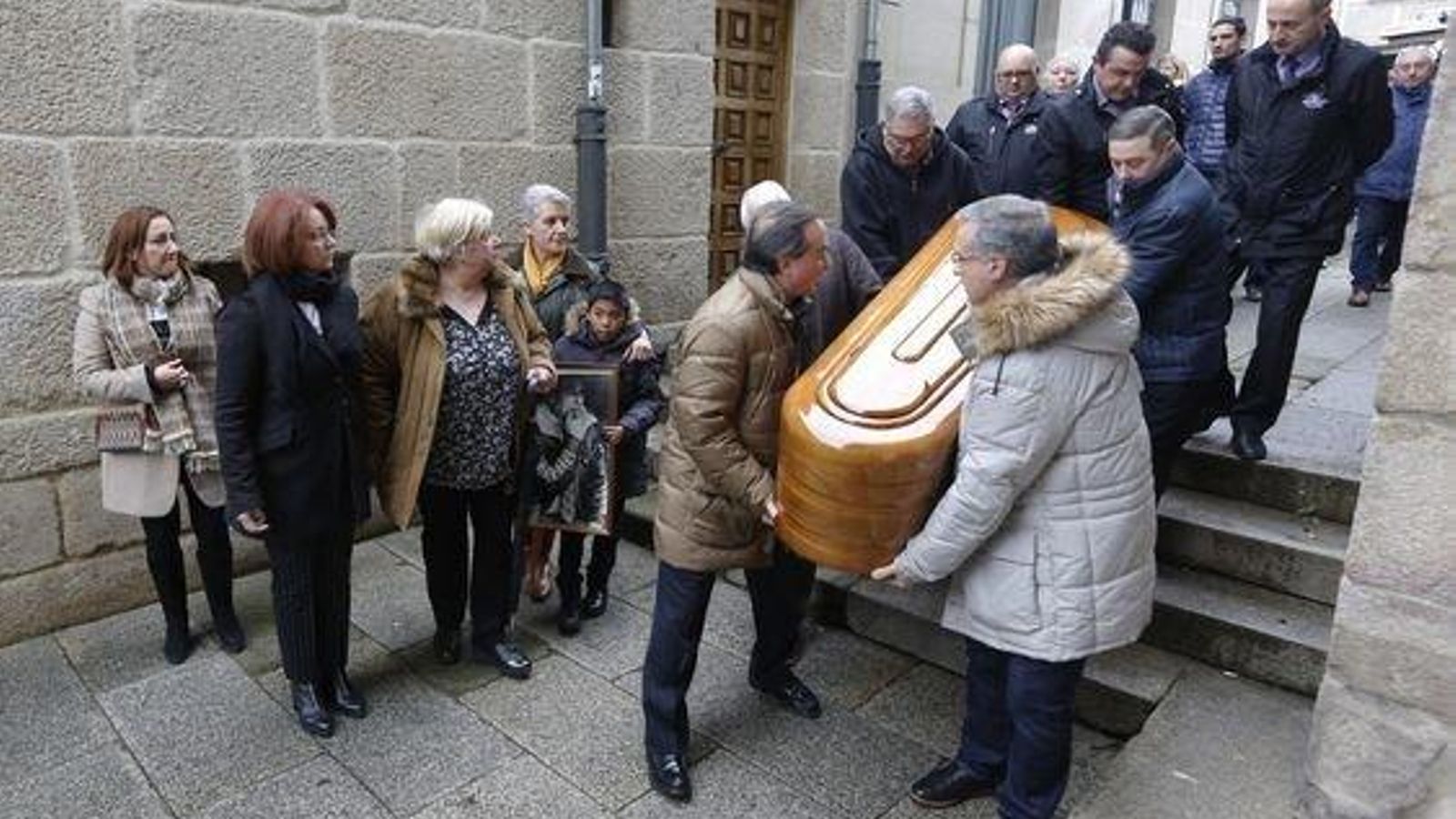 Allariz. 14/02/18. Entierro de Luis Cid Pérez 