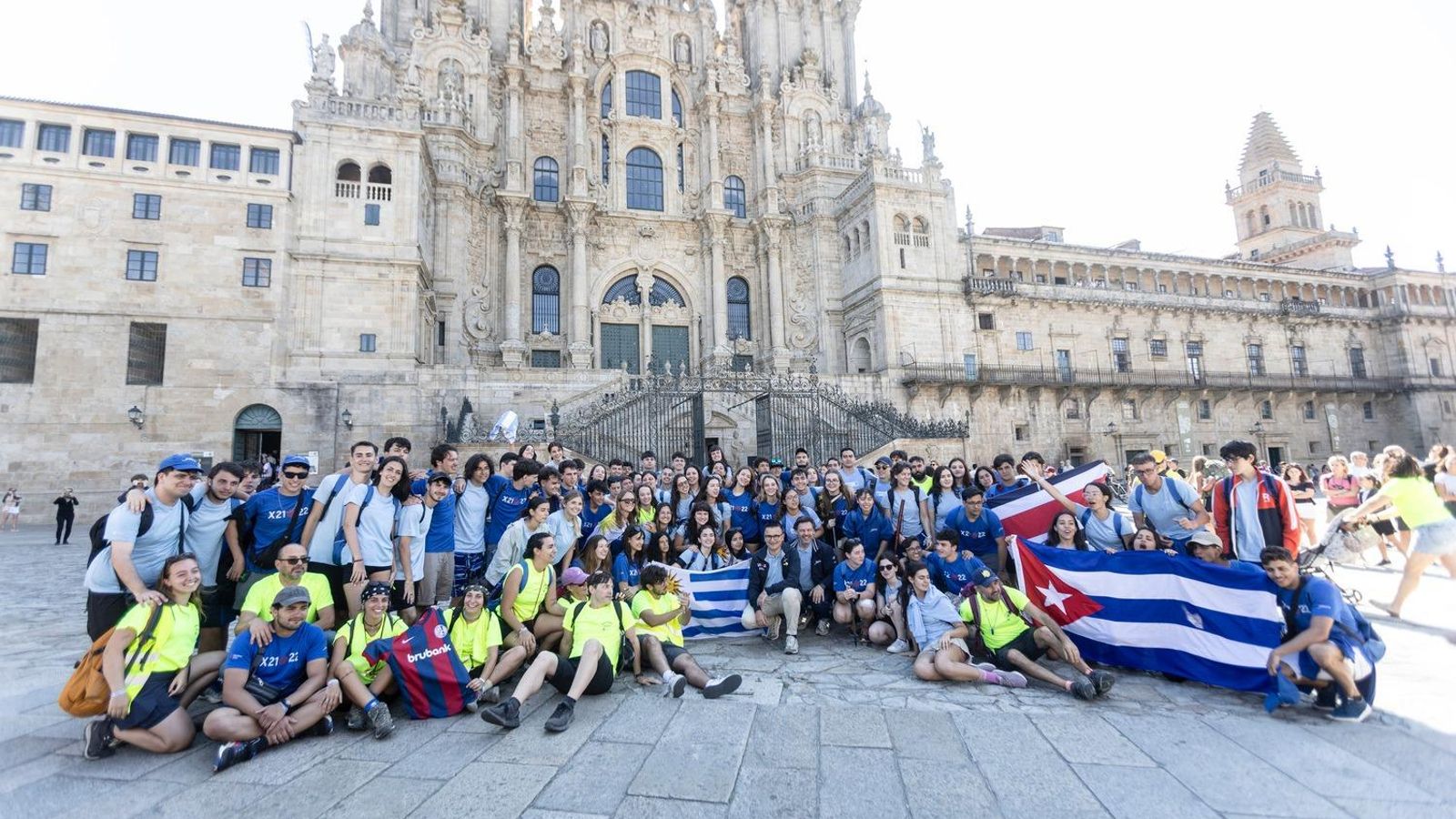 Jóvenes participantes en Conecta con el Camino