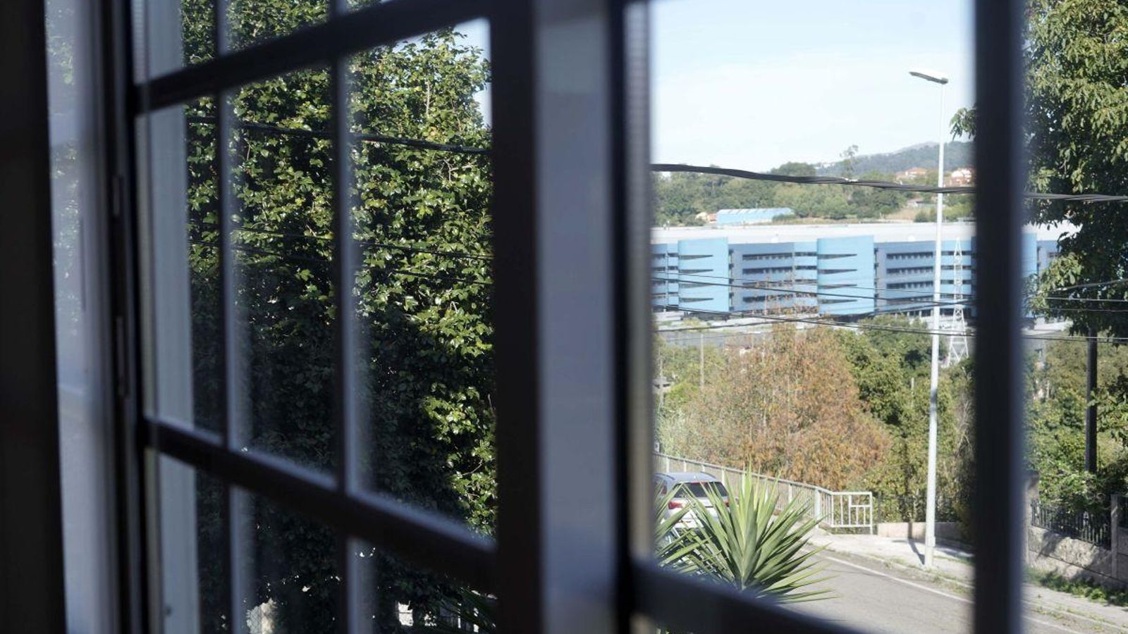 Vistas al Hospital Álvaro Cunqueiro.