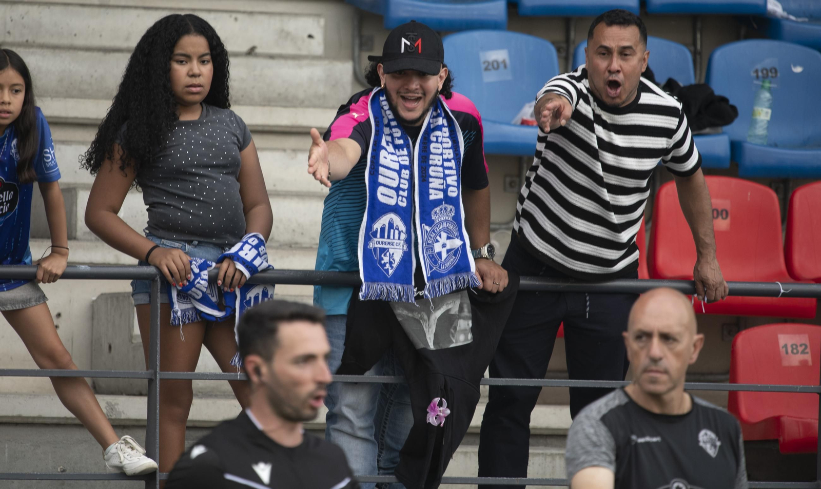 Galería | La tristeza invade O Couto con el descenso del Ourense CF