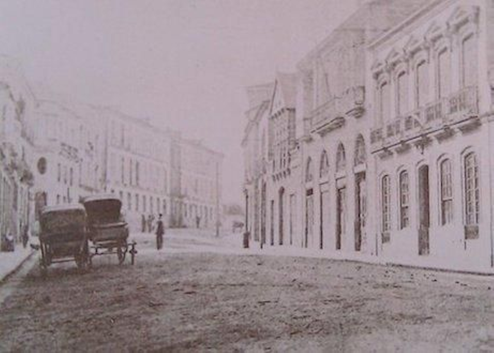 La calle Progreso en los años 80.