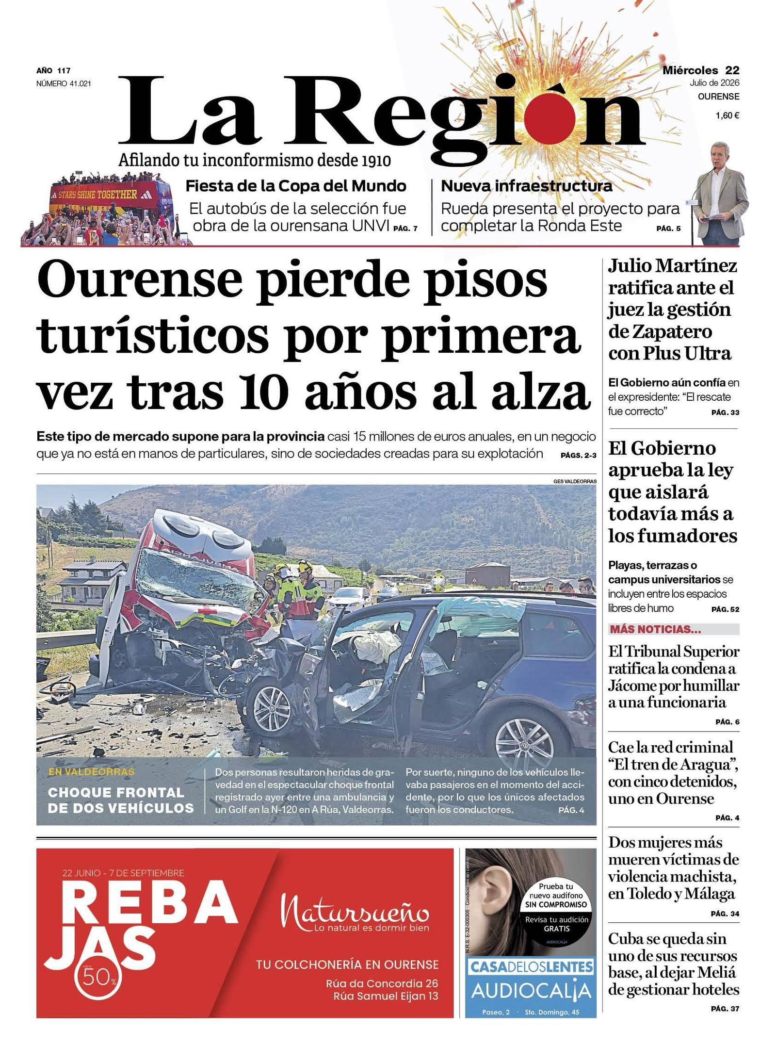 La portada de hoy