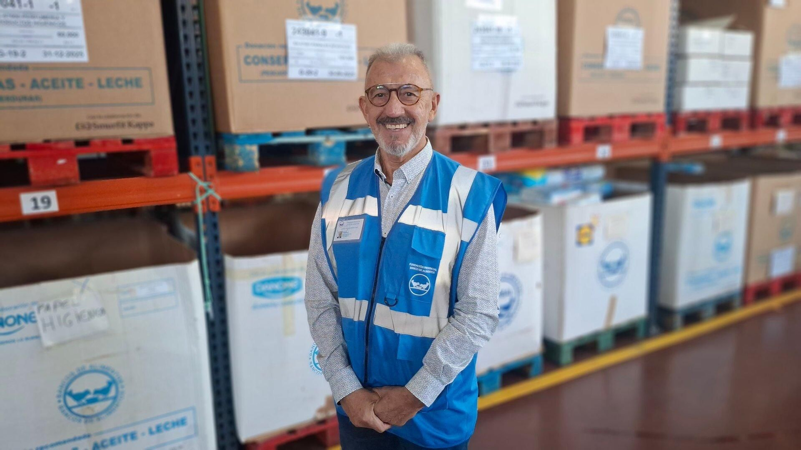 José Ramón Santamaría, nuevo presidente del Banco de Alimentos.