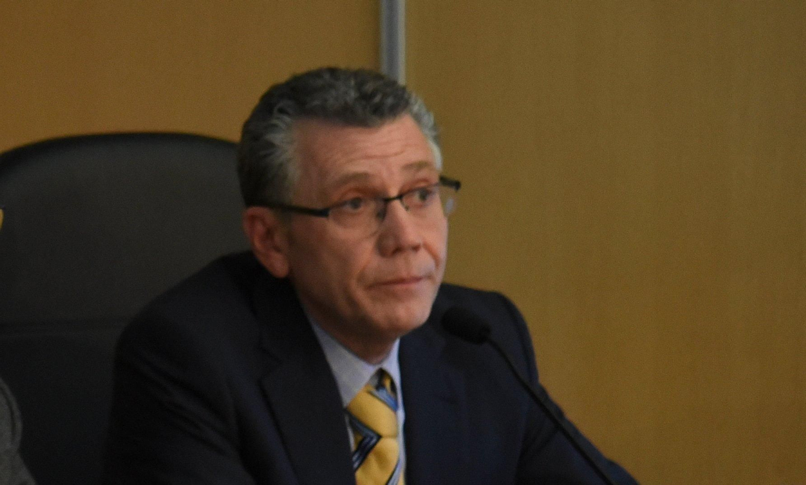 El presidente de la Asociación de Armadores de Vigo (Arvi), Javier Touza en Navalia // Pablo Hernandez