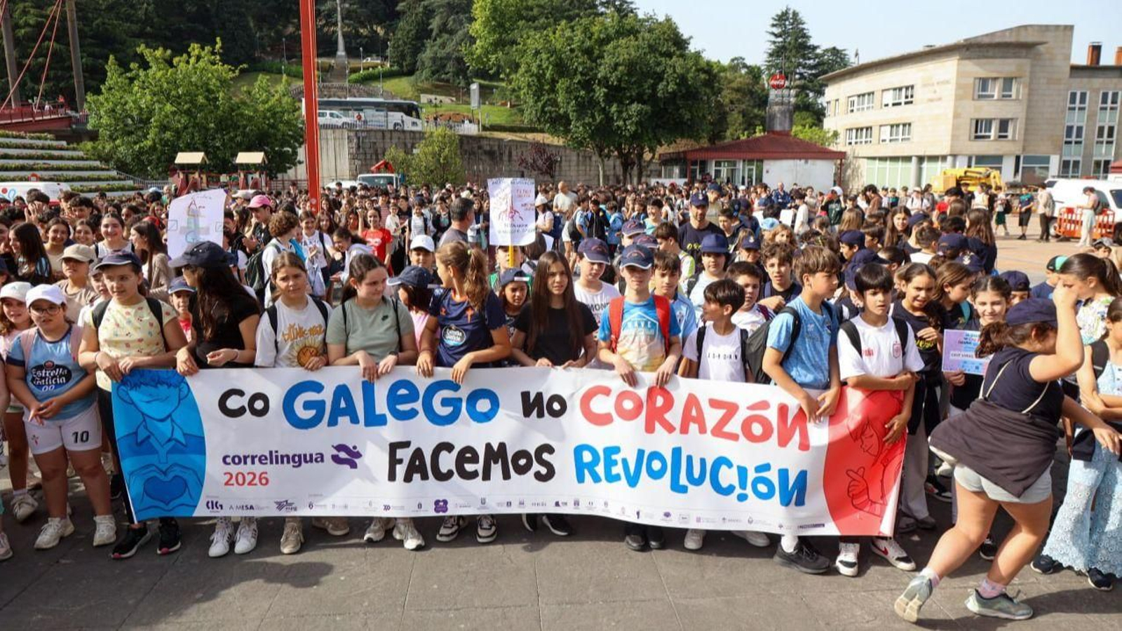 Correlingua mobilizou a 1.700 escolares a prol do galego