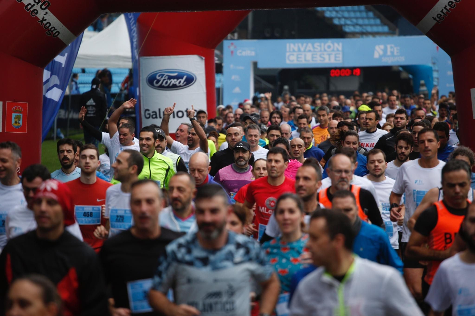La prueba estuvo marcada por la lluvia, que complicó especialmente el recorrido // Lanfoco