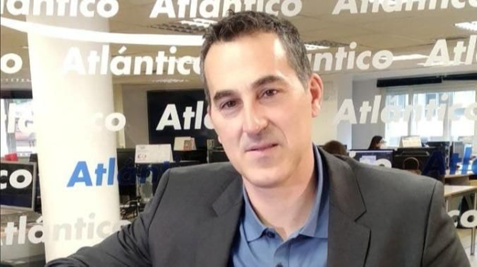 Miguel Ángel Correa visitó el set de Atlántico TV.