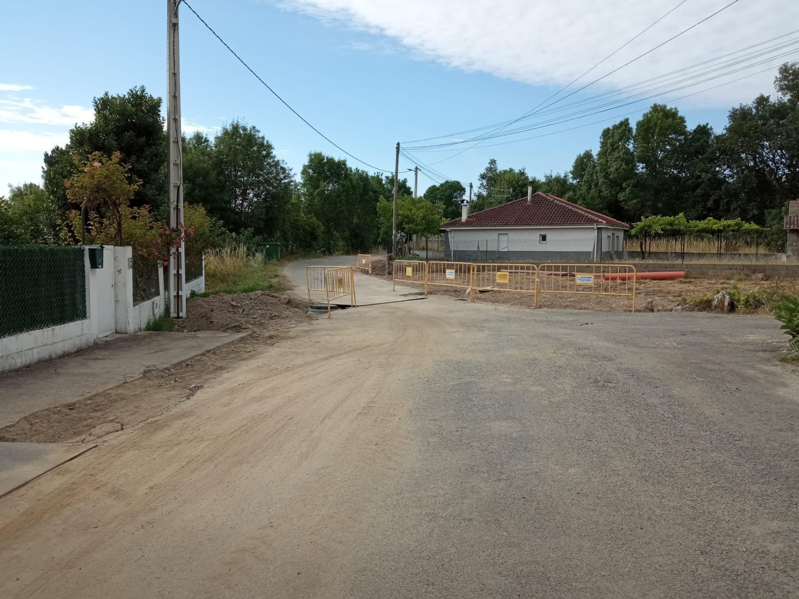 Zona donde se están ejecutando las obras. (Foto: C.C.).