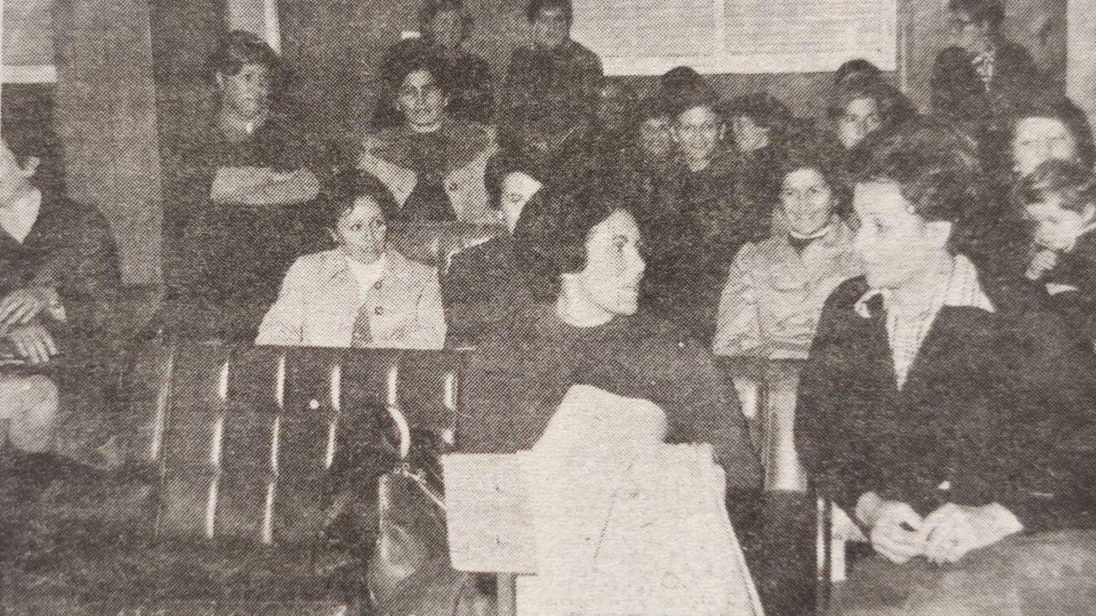 Algunas de las asistentes al curso.