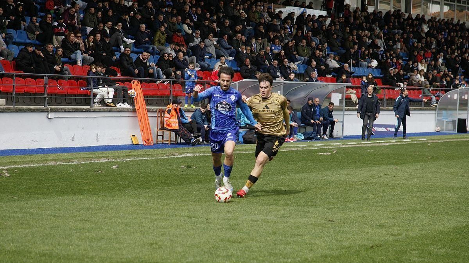 Resumen del encuentro entre el Ourense CF y la Real Sociedad B (1-0)