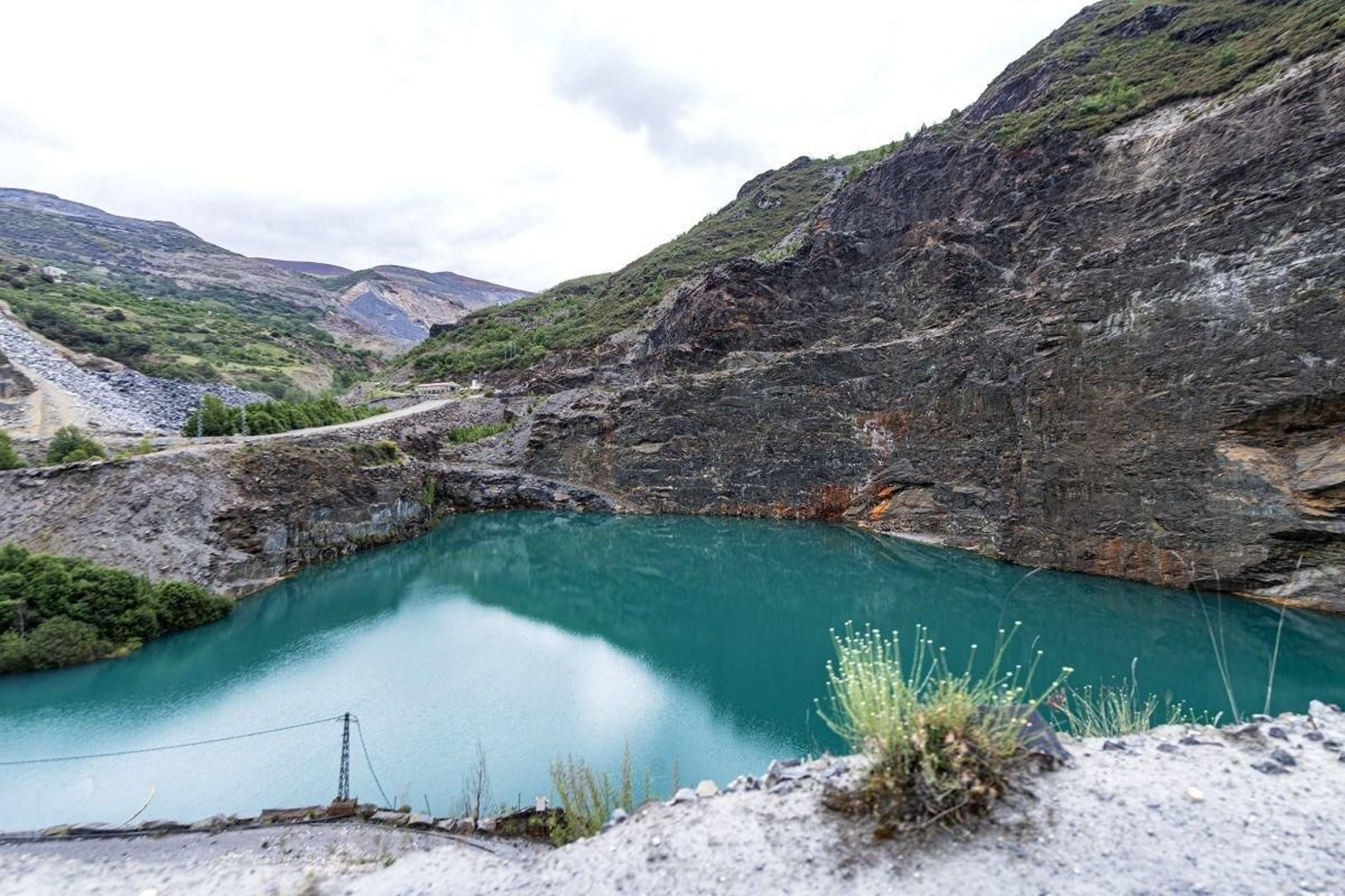 Mina de pizarra de Casaio, en Carballeda de Valdeorras.