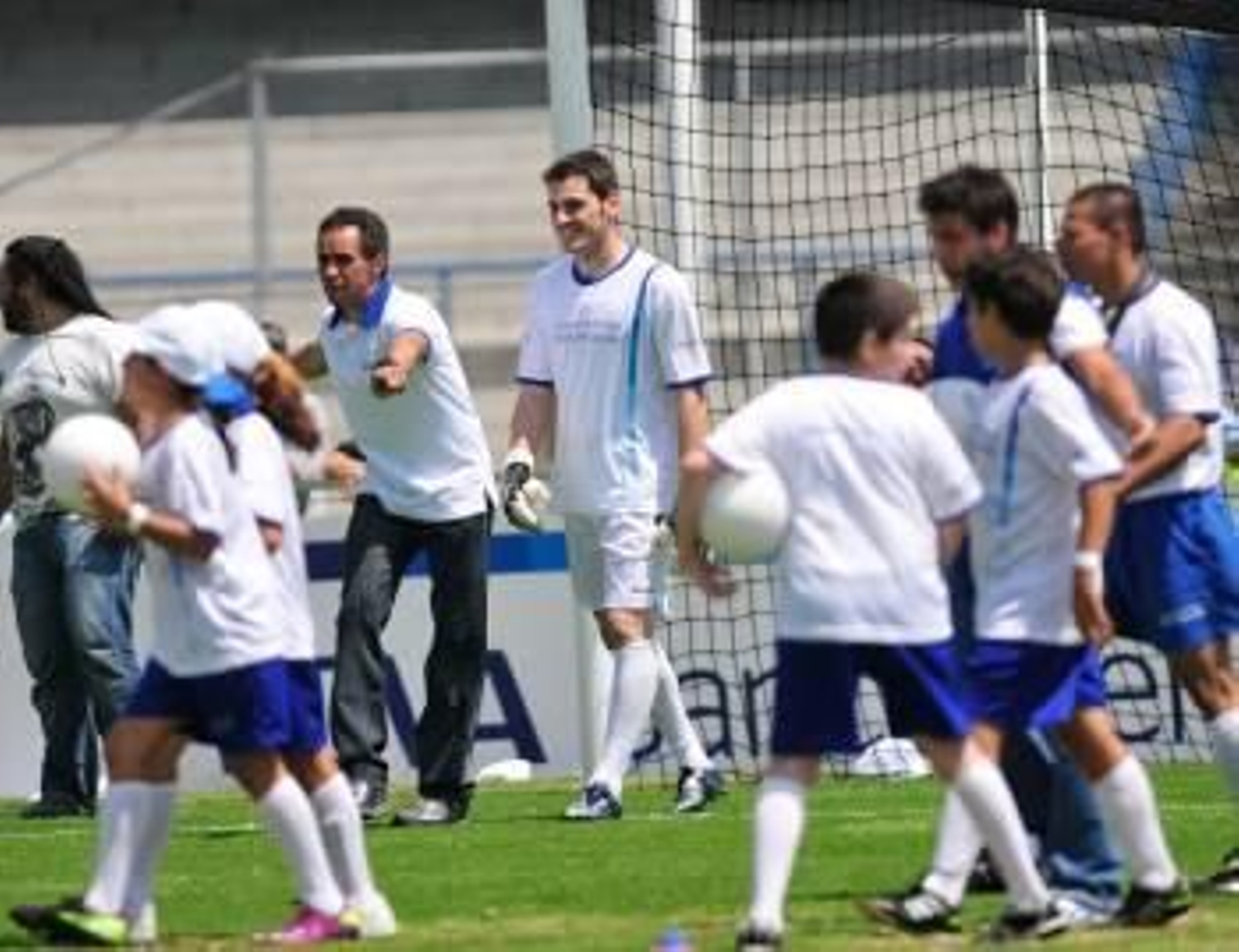 Iker, en el campus ayer en México. (Foto: S. GUTIÉRREZ)