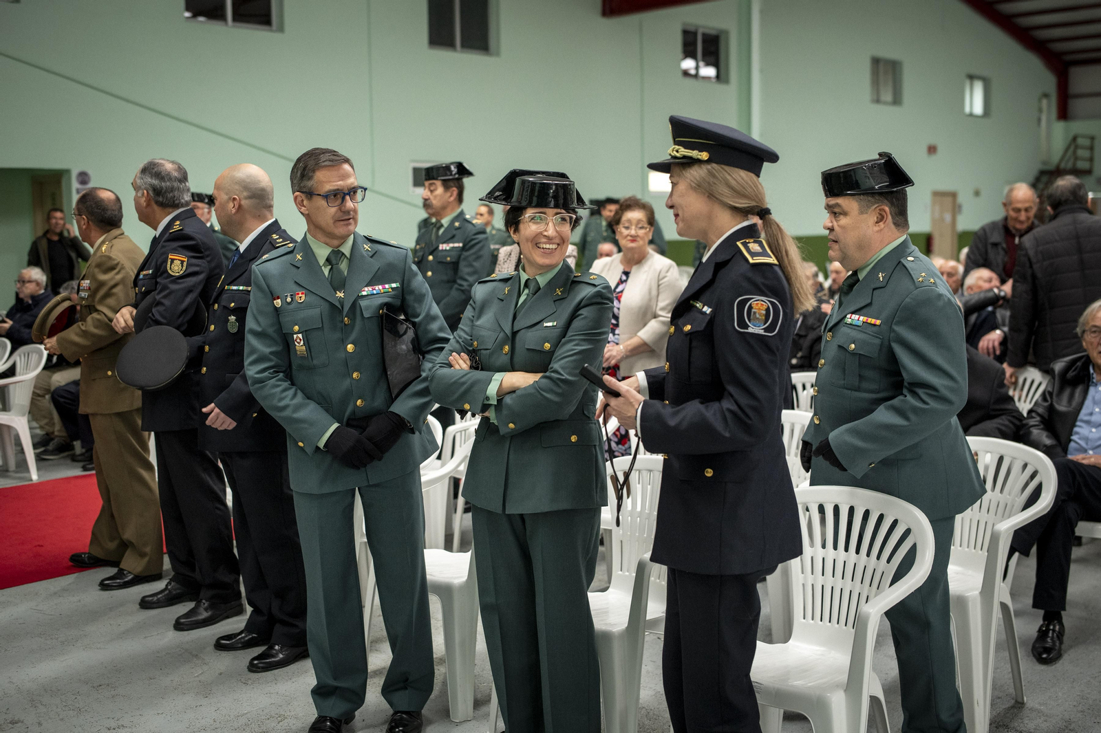 Alegría y orgullo entre la Guardia Civil. FOTO: ÓSCAR PINAL