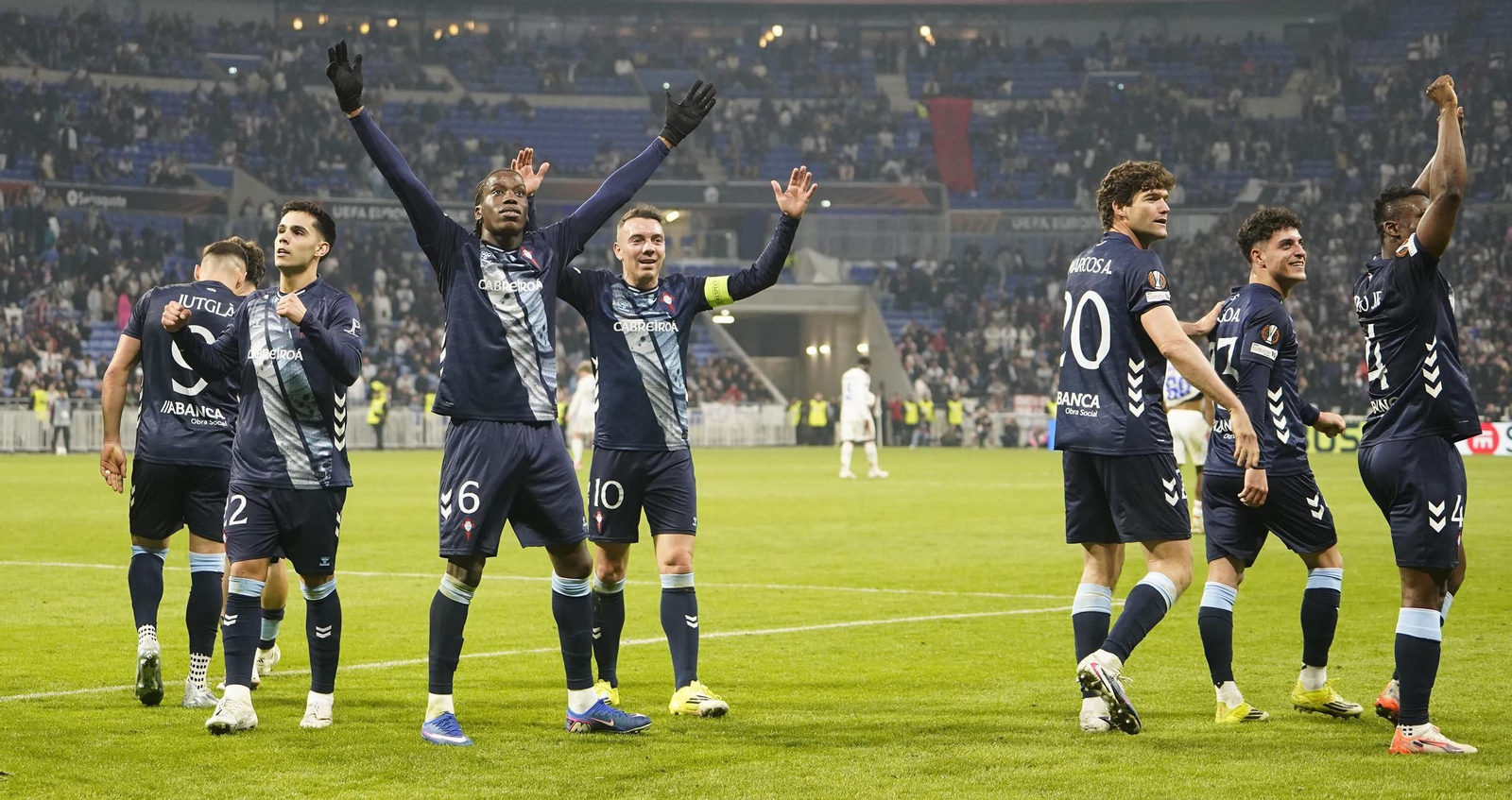 Galería | El partido de vuelta de Europa League Lyon-Celta