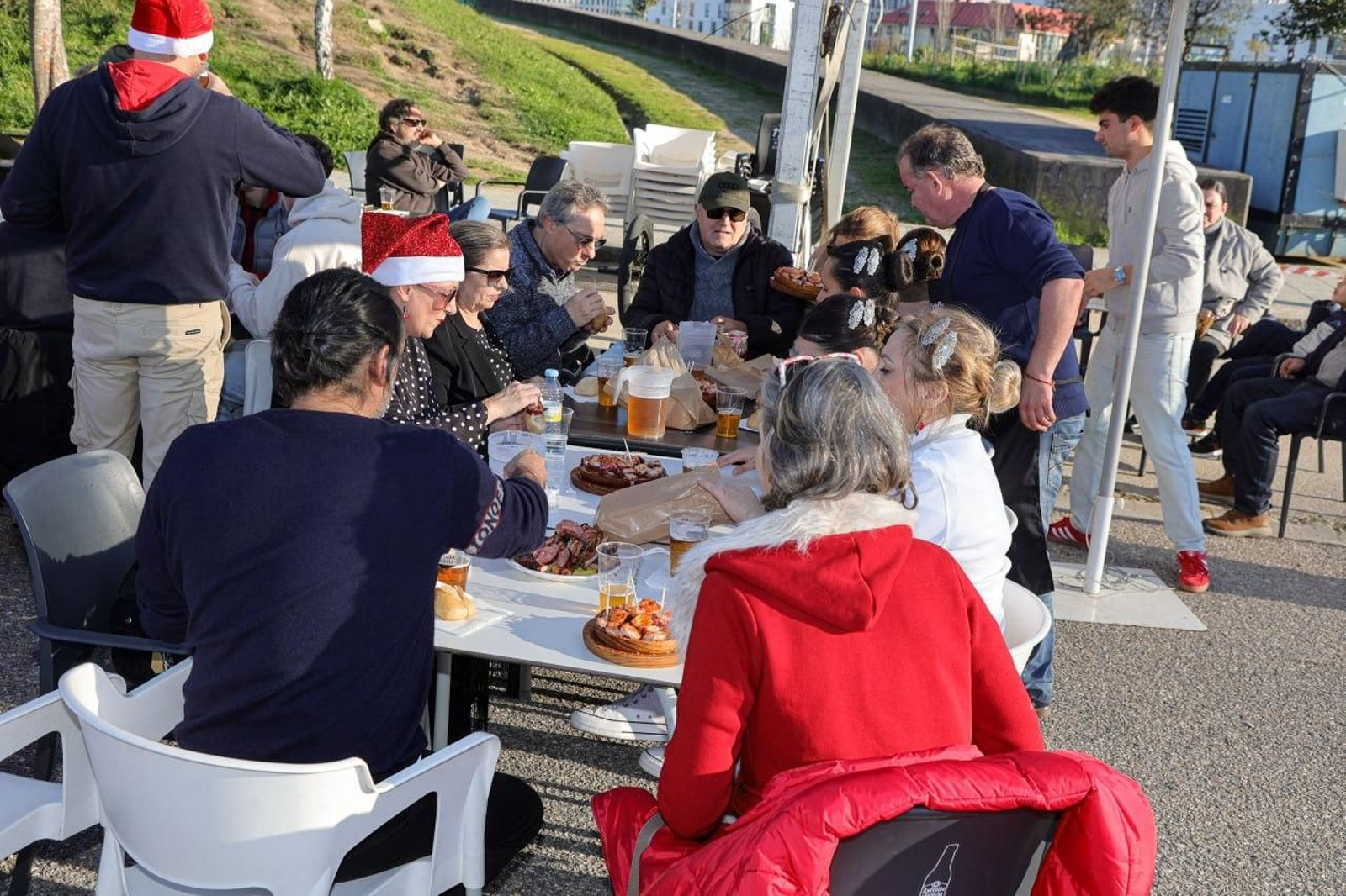 Galería | Los papanoeles moteros toman Vigo