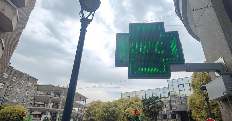 La ola de calor alcanza el pico máximo, con 33 grados en Vigo